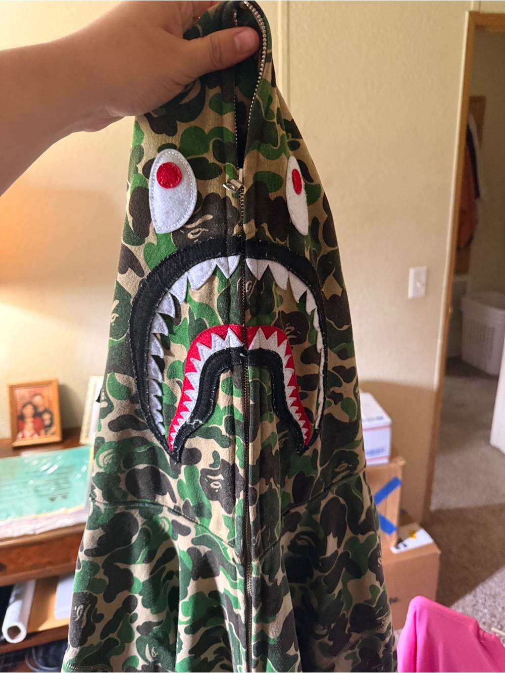 BAPE(A Bathing APE) camo shark jacket - Picture 4 of 7